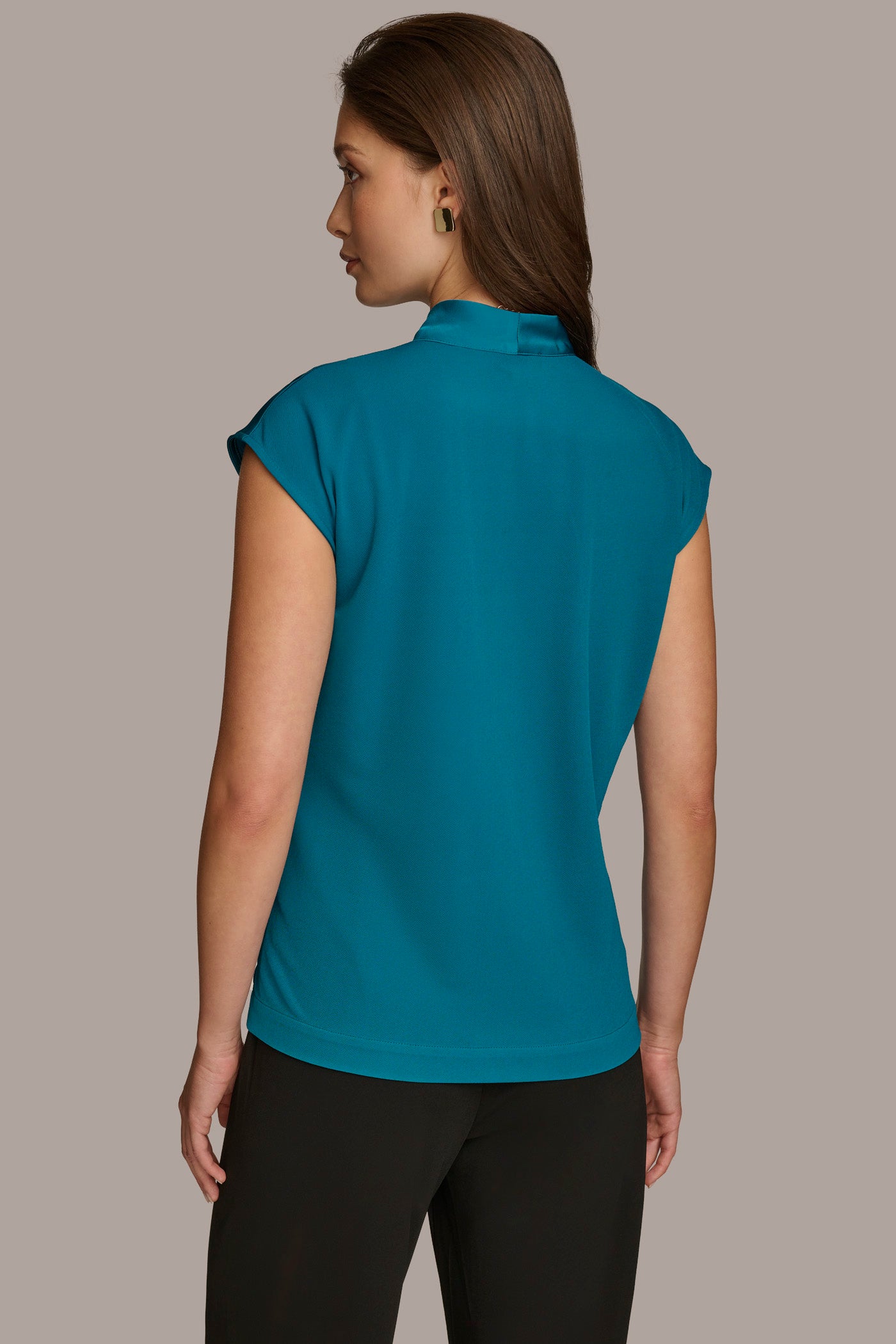 (image for) UNIQUE FLAVOR FAUX WRAP TOP